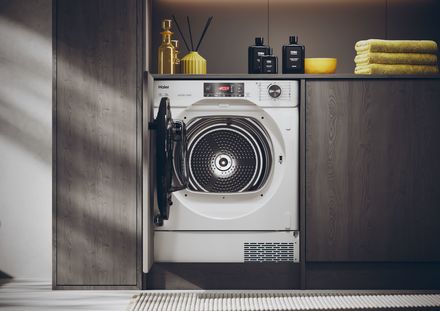 Vestavná sušička prádla Haier HDBI H7A2TBEX-S (1)