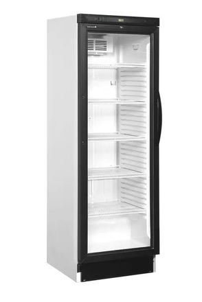 Chladicí skříň prosklené dveře Tefcold CEV 425 1 LED L/H