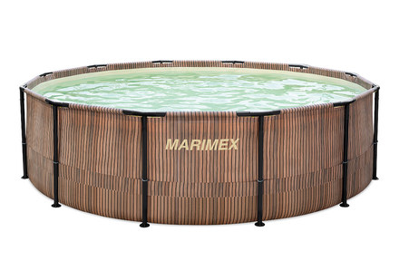 Zahrdní bazén Marimex Florida 4,57x1,32 m se skimmerem - motiv TEAK