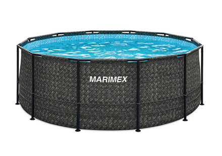 Zahrdní bazén Marimex Florida 3,05x0,91 m se skimmerem - motiv RATAN