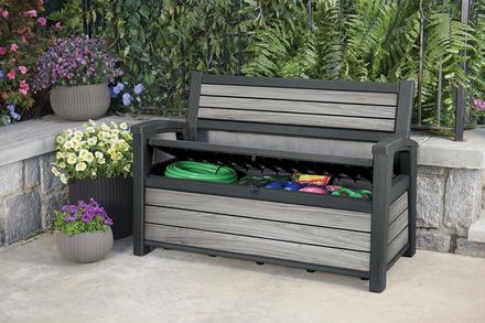 Zahradní lavice Keter Deco Garden Bench Storm grey (1)