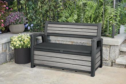 Zahradní lavice Keter Deco Garden Bench Storm grey (2)