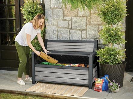 Zahradní lavice Keter Deco Garden Bench Storm grey (3)