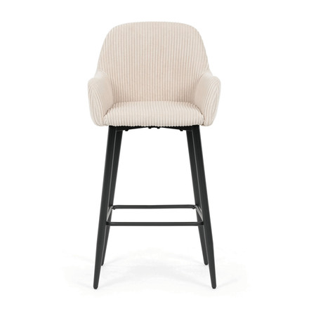 Barová židle Autronic béžová, látka,AUB-V4009 CRM6 (2)