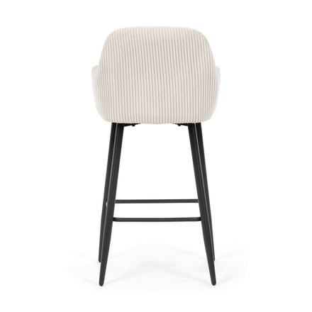 Barová židle Autronic béžová, látka,AUB-V4009 CRM6 (5)