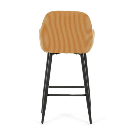 Barová židle Autronic žlutá, látka,AUB-V4009 YEL6 (5)