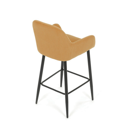 Barová židle Autronic žlutá, látka,AUB-V4009 YEL6 (7)