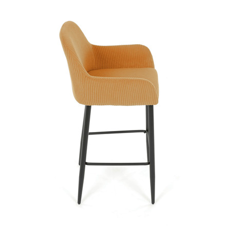 Barová židle Autronic žlutá, látka,AUB-V4009 YEL6 (8)