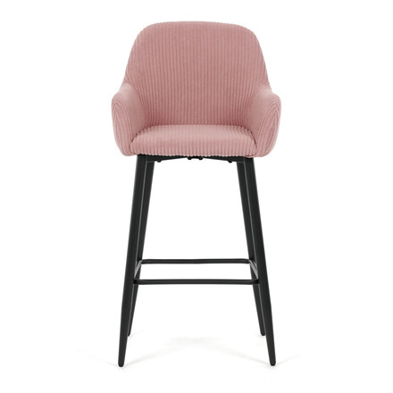 Barová židle Autronic růžová, látka,AUB-V4009 PINK6 (2)