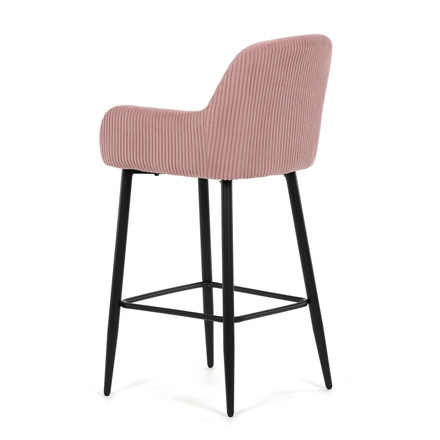 Barová židle Autronic růžová, látka,AUB-V4009 PINK6 (4)