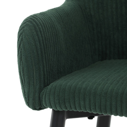 Barová židle Autronic zelená, látka,AUB-V4009 GRN6 (10)