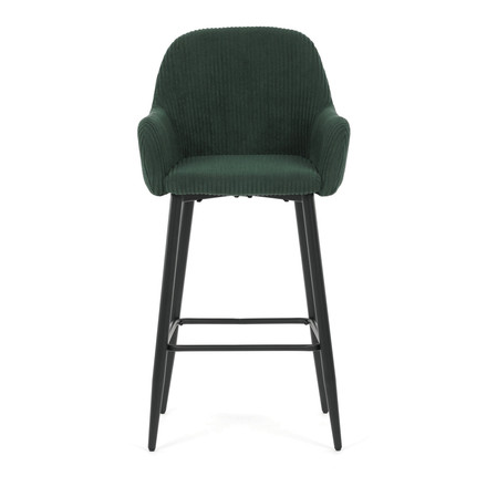 Barová židle Autronic zelená, látka,AUB-V4009 GRN6 (2)