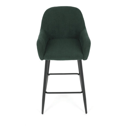 Barová židle Autronic zelená, látka,AUB-V4009 GRN6 (6)