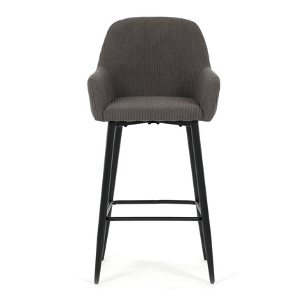 Barová židle Autronic šedá, látka,AUB-V4009 GREY6 (2)