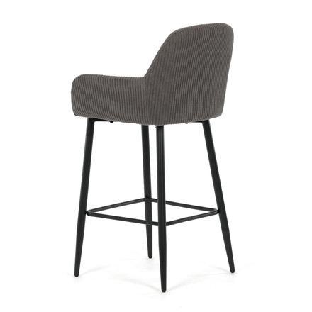 Barová židle Autronic šedá, látka,AUB-V4009 GREY6 (4)