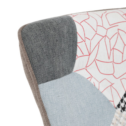 Křeslo Autronic ušák, vícebarevná, látka, AK-305B PW2 (10)