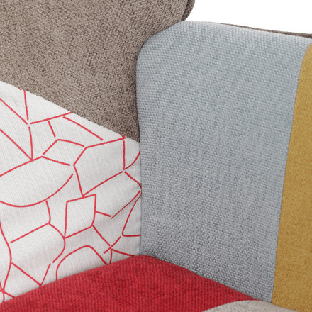 Křeslo Autronic ušák, vícebarevná, látka, AK-305B PW2 (11)