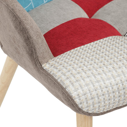 Křeslo Autronic ušák, vícebarevná, látka, AK-305B PW2 (12)