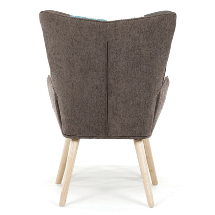 Křeslo Autronic ušák, vícebarevná, látka, AK-305B PW2 (5)