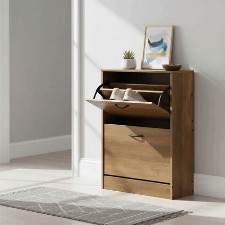 Botník Autronic mdf, hnědá, ABO-G1014 ELM (1)