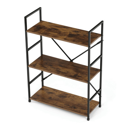 Regál Autronic mdf, hnědá, GD-223 OLW (4)