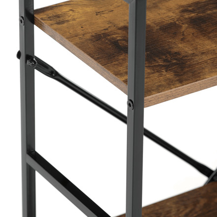 Regál Autronic mdf, hnědá, GD-223 OLW (5)
