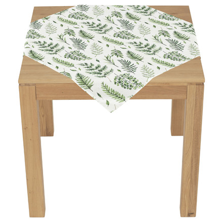 Ubrus Autronic mix zelených listů, 100 % polyester, 80 x 80 cm (UBR127-3)