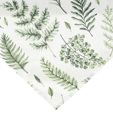 Ubrus Autronic mix zelených listů, 100 % polyester, 80 x 80 cm (UBR127-3) (1)