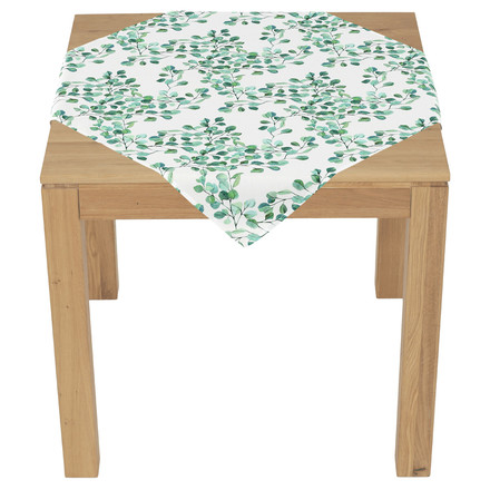 Ubrus Autronic větve se zelenými lístky, 100 % polyester, 80 x 80 cm (UBR126-3)