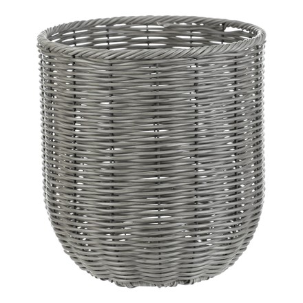 Obal z umělého ratanu Autronic kovová konstrukce, šedý, cena za sadu 3 ks (PLA109 GREY) (2)