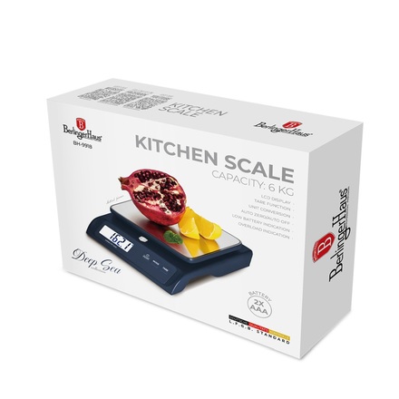 Kuchyňská váha Berlingerhaus BH-9918 digitální 6 kg Deep Sea Collection (1)