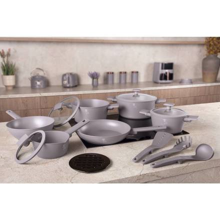 Sada nádobí Berlingerhaus BH-8111 s titanovým povrchem 15 ks Taupe Collection (8)