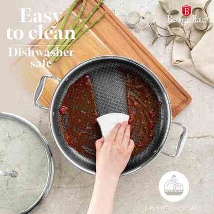 Kastrol Berlingerhaus BH-8515 nerezový s nepřilnavým povrchem a poklicí 28 cm Eternal Collection (3)