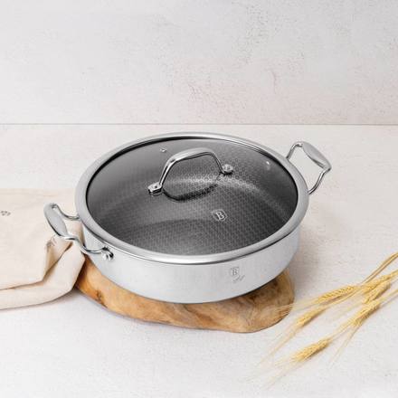 Kastrol Berlingerhaus BH-8515 nerezový s nepřilnavým povrchem a poklicí 28 cm Eternal Collection (5)