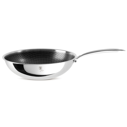 Pánev WOK Berlingerhaus BH-8521 nerez s nepřilnavým povrchem 30 cm Eternal Collection (2)