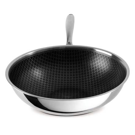 Pánev WOK Berlingerhaus BH-8521 nerez s nepřilnavým povrchem 30 cm Eternal Collection (5)