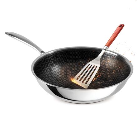 Pánev WOK Berlingerhaus BH-8521 nerez s nepřilnavým povrchem 30 cm Eternal Collection (7)