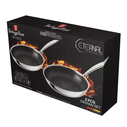Sada pánví Berlingerhaus BH-8519 s nepřilnavým povrchem 2 ks 14 a 28 cm Eternal Collection (1)