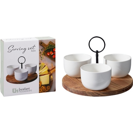 Servírovací sada Excellent KO-210001720 na pochutiny 4 ks (1)