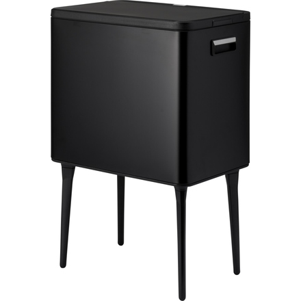 Odpadkový koš Excellent KO-C88000050 s dotykovým otevíráním 35 l matná černá