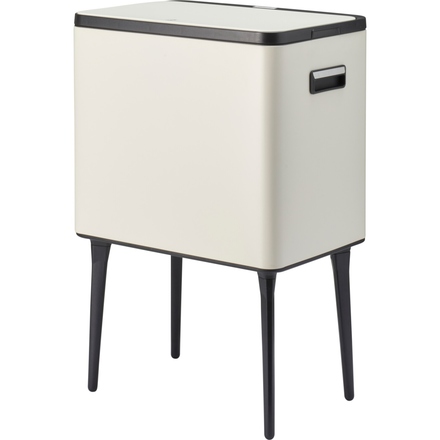 Odpadkový koš Excellent KO-C88000040 s dotykovým otevíráním 35 l matná krémová