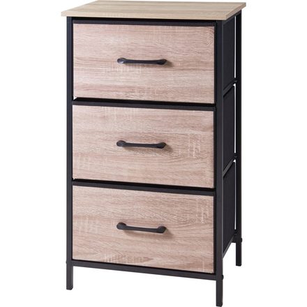 Regál kovový Excellent KO-BA3000020 se 3 zásuvkami 45 x 30 x 75 cm