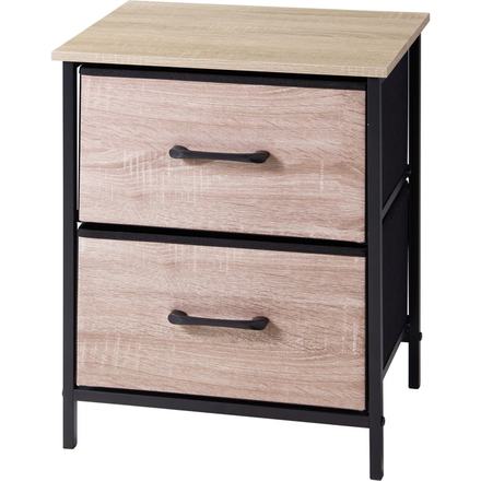 Regál kovový Excellent KO-BA3000010 se 2 zásuvkami 45 x 30 x 54 cm