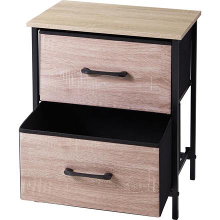 Regál kovový Excellent KO-BA3000010 se 2 zásuvkami 45 x 30 x 54 cm (1)