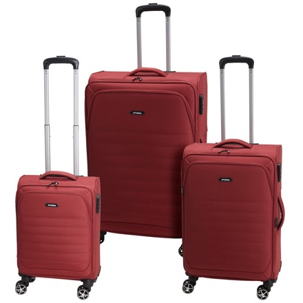 Sada cestovních kufrů Proworld KO-CW5000050 3 ks bordó