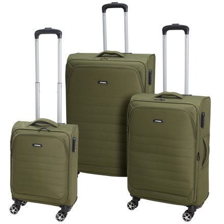 Sada cestovních kufrů Proworld KO-CW5000040 3 ks zelená