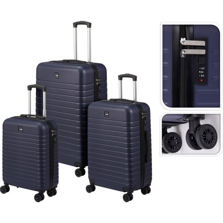 Sada cestovních kufrů Proworld KO-DG4700190 3 ks tmavě modrá (4)