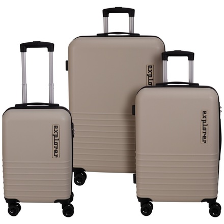 Sada cestovních kufrů Proworld KO-DG4700110 3ks béžová
