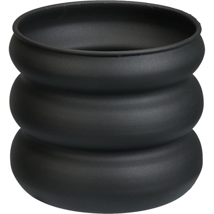 Sada květináčů ProGarden KO-FZ1002770 kulatých 3 ks tmavě šedá (2)