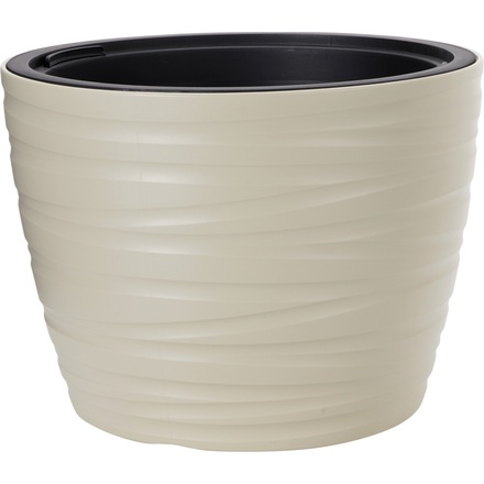 Květináč ProGarden KO-Y89300750 průměr 47x výška 35 cm šedá taupe